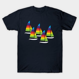 Hobie 16 Catamaran Sailboat T-Shirt